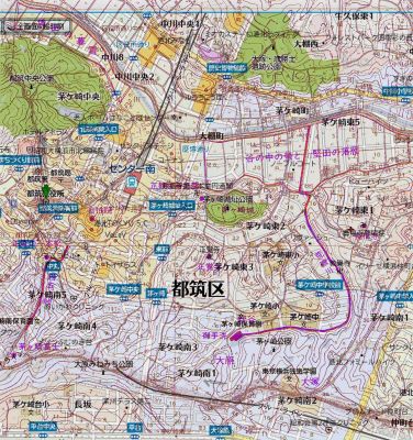 茅ヶ崎八景地図
