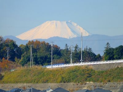 真言宗慈眼寺からの富士山
