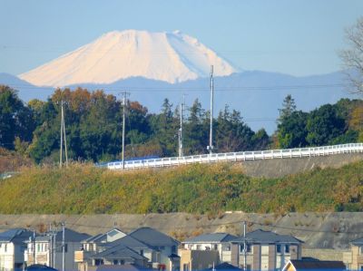 真言宗慈眼寺からの富士山

