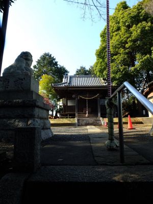 佐江戸町の杉山神社
