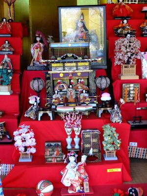 せせらぎ公園（古民家）お雛様
