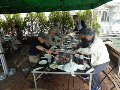 BBQ（モザイクモールの屋上）
