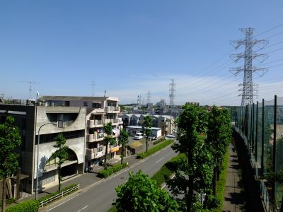 江田高校の上の橋
