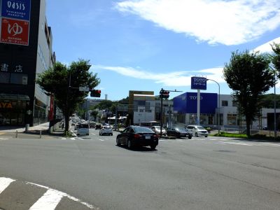 区役所通り　綱島街道交差点
