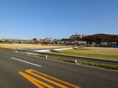 荏田南町より中川方向を望む
