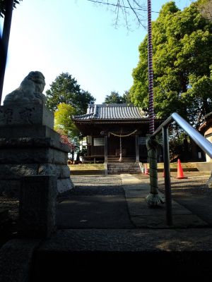 佐江戸町の杉山神社
