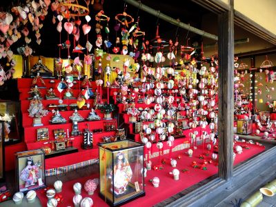 せせらぎ公園（古民家）お雛様
