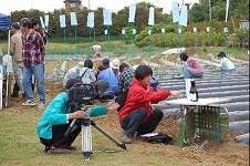 芋の苗植えイベント写真